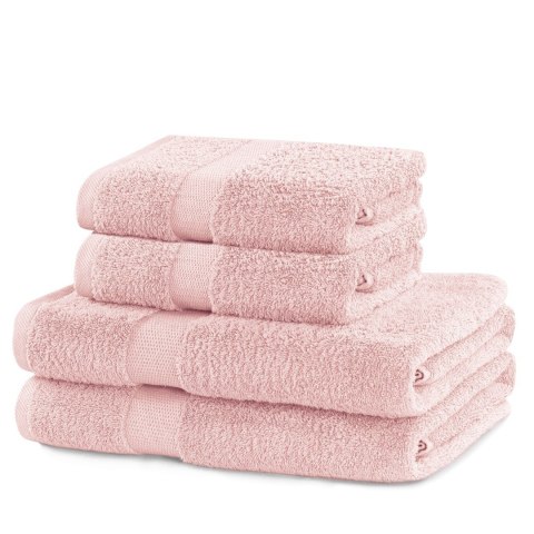 Ręcznik MARINA kolor pudrowy róż styl klasyczny materiał bawełna 2*70x140+2*50x100 DecoKing - TOWEL/MARINA/PINK/SET2*70x140+2*50