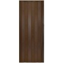Drzwi harmonijkowe 001P-43G-80 wenge mat G 80 cm