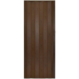 Drzwi harmonijkowe 001P-43G-80 wenge mat G 80 cm