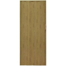 Drzwi harmonijkowe 001P-46G-80 jasny dąb mat G 80 cm