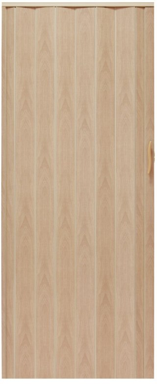 Drzwi harmonijkowe 001P-50-80 dąb sonoma mat 80 cm