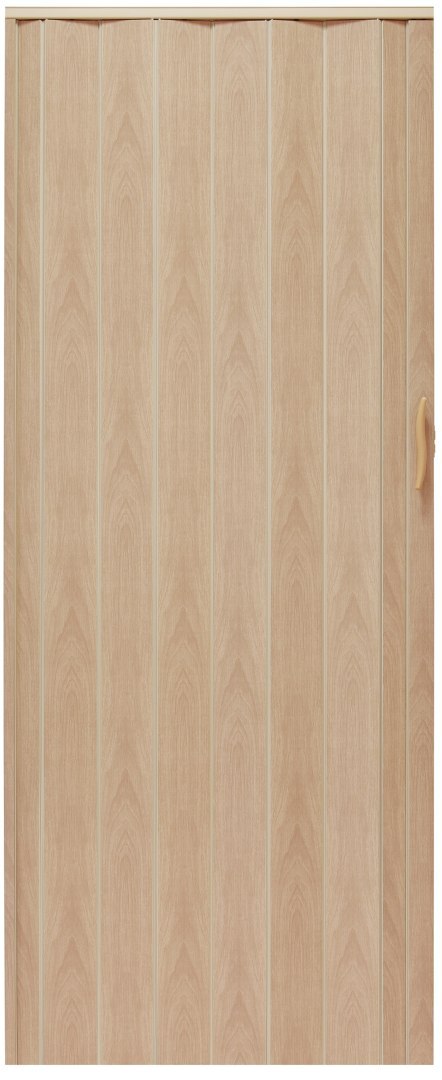 Drzwi harmonijkowe 001P-50-80 dąb sonoma mat 80 cm