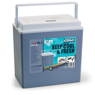 Lodówka samochodowa elektryczna 24L KAMAI ICEGO, zasilanie 12-230V, niebieska ICEGO