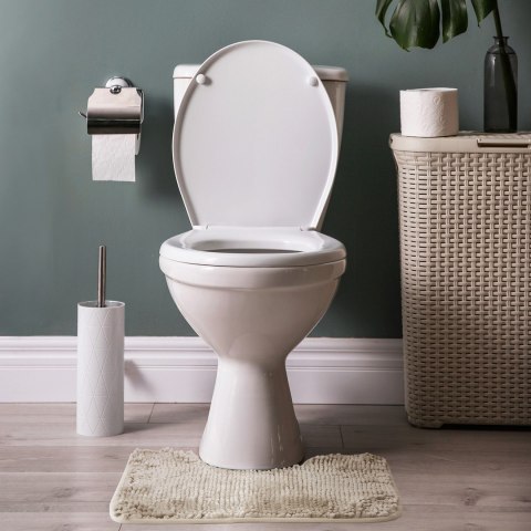 Mata łazienkowa BATI kolor beżowy motyw nowoczesny 50x80+40x50 ameliahome - BATHMAT/AH/BATI/SET/BEIGE/50X80+40X50