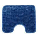 Mata łazienkowa BATI kolor granatowy motyw nowoczesny 50x80+40x50 ameliahome - BATHMAT/AH/BATI/SET/DARKBLUE/50X80+40X50
