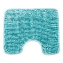 Mata łazienkowa BATI kolor niebieski motyw nowoczesny 50x80+40x50 ameliahome - BATHMAT/AH/BATI/SET/BLUE/50X80+40X50