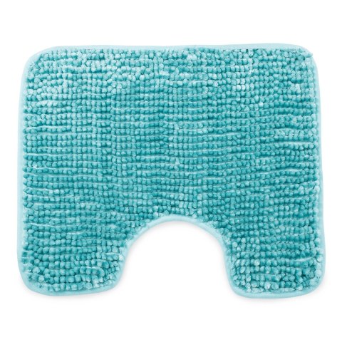 Mata łazienkowa BATI kolor niebieski motyw nowoczesny 50x80+40x50 ameliahome - BATHMAT/AH/BATI/SET/BLUE/50X80+40X50