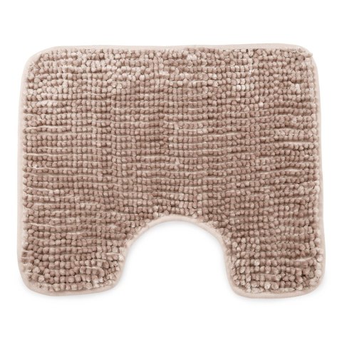 Mata łazienkowa BATI kolor pudrowy róż motyw nowoczesny 50x80+40x50 ameliahome - BATHMAT/AH/BATI/SET/POWDERPINK/50X80+40X50