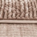 Mata łazienkowa BATI kolor pudrowy róż motyw nowoczesny 50x80+40x50 ameliahome - BATHMAT/AH/BATI/SET/POWDERPINK/50X80+40X50