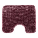 Mata łazienkowa BATI kolor różowy motyw nowoczesny 50x80+40x50 ameliahome - BATHMAT/AH/BATI/SET/MAUVE/50X80+40X50