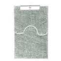 Mata łazienkowa BATI kolor szary motyw nowoczesny 50x80+40x50 ameliahome - BATHMAT/AH/BATI/SET/GREY/50X80+40X50