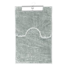 Mata łazienkowa BATI kolor szary motyw nowoczesny 50x80+40x50 ameliahome - BATHMAT/AH/BATI/SET/GREY/50X80+40X50