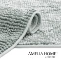 Mata łazienkowa BATI kolor szary motyw nowoczesny 70x120 ameliahome - BATHMAT/AH/BATI/GREY/70X120CM