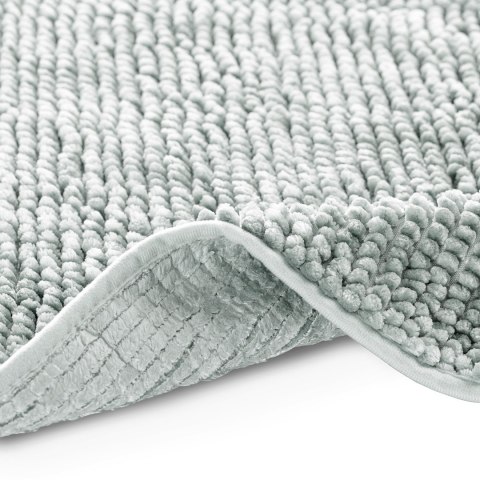 Mata łazienkowa BATI kolor szary motyw nowoczesny 70x120 ameliahome - BATHMAT/AH/BATI/GREY/70X120CM