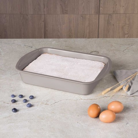 BRYTFANNA FORMA TYTANOWA 35x27cm BERLINGER HAUS BH-7913 TAUPE