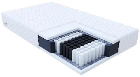 Materac kieszeniowy H2 TREVISO MAX 100x200x23 SILVERCARE