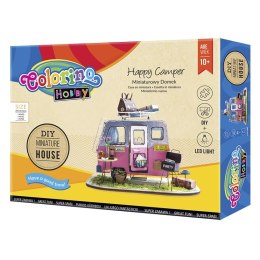 COLORINO CREATIVE - ZESTAW MODELARSKI MINIATUROWY DOMEK 