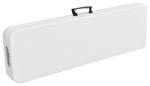 Ławka cateringowa składana w walizkę 180 cm biała