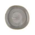 Talerz organiczny z wysokim rantem Stonecast Peppercorn Grey, 230mm