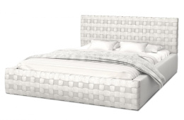 Łóżko tapicerowane NEVADA TRINITY (BIAŁY) 160x200