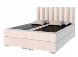 Łóżko kontynentalne LINCOLN PARIS ( KOLOR CREAM) 160x200