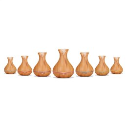 PLATINET AROMA DIFFUSER HUMIDIFIER NAWILŻACZ POWIETRZA BROWN LIGHT WOOD + 10 ML LAVENDER ESSENTIAL OIL [45520]