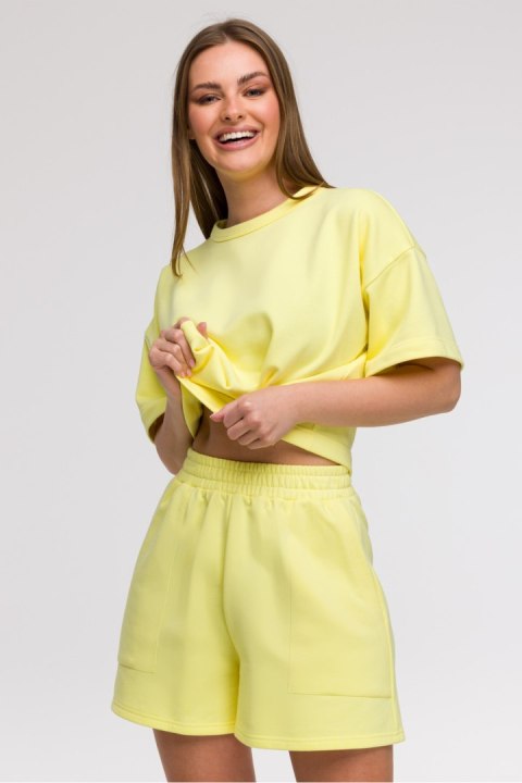 Szorty Damskie Model B295 Cytryna - BeWear BeWear
