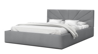 Łóżko tapicerowane GEORGIA ECOSKÓRA (RÓŻNE KOLORY) 90x200 metalowy stelaż