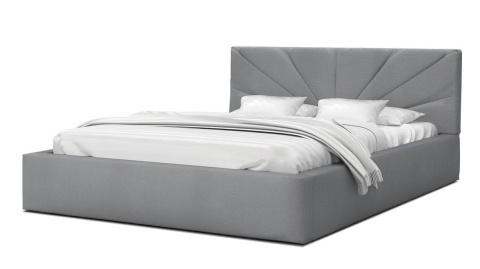 Łóżko tapicerowane GEORGIA ECOSKÓRA (RÓŻNE KOLORY) 90x200 metalowy stelaż