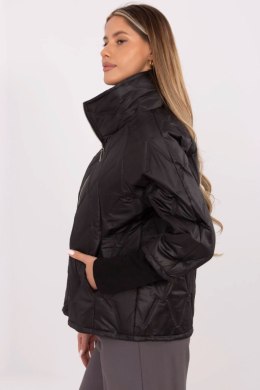 Kurtka Damska Model MI-KR-9002-1.74P Black - Italy Moda Italy Moda