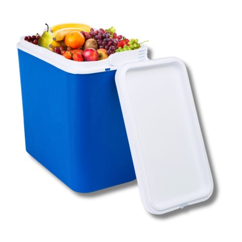 Lodówka CEGECO 30L Niebieska z Białą Pokrywą Kamai Kamai COOLBOX