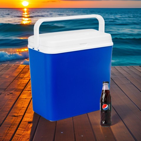 Lodówka CEGECO 30L Niebieska z Białą Pokrywą Kamai Kamai COOLBOX