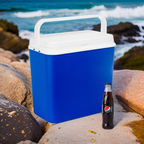Lodówka CEGECO 30L Niebieska z Białą Pokrywą Kamai Kamai COOLBOX