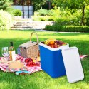 Lodówka CEGECO 30L Niebieska z Białą Pokrywą Kamai Kamai COOLBOX