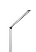 PLATINET DESK LAMP LAMPKA BIURKOWA 10W, ALUMINIUM, WIRELESS CHARGING, 3 STEP DIMMING, 5 STEP COLOR SET, SILVER [46023]
