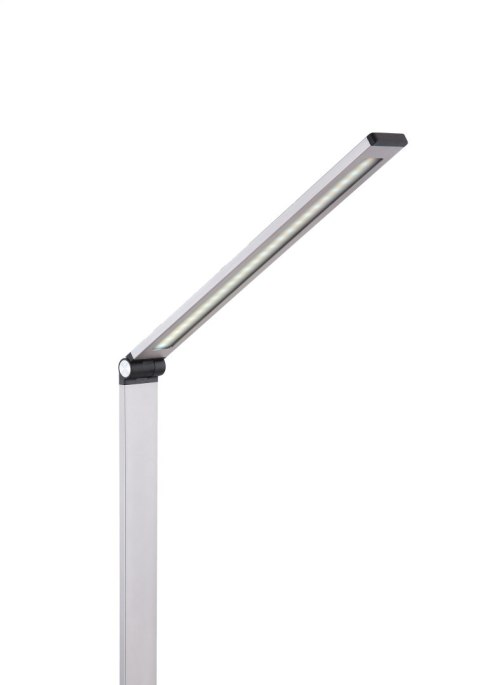 PLATINET DESK LAMP LAMPKA BIURKOWA 10W, ALUMINIUM, WIRELESS CHARGING, 3 STEP DIMMING, 5 STEP COLOR SET, SILVER [46023]