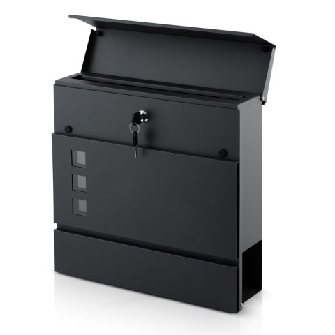 Skrzynka na listy 37x37x10,5 cm antracyt HM-863