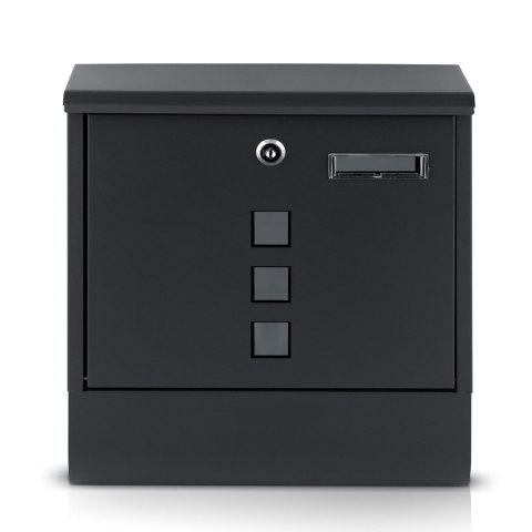 Skrzynka na listy 34x30,5x10 cm antracyt HM-861