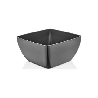 Miska kwadratowa Metro z melaminy, grafitowa, 250x250x(h)120mm