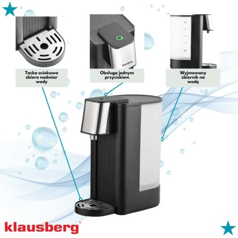 DYSPENSER DOZOWNIK GORĄCEJ WODY 2,2L KLAUSBERG KB-7878