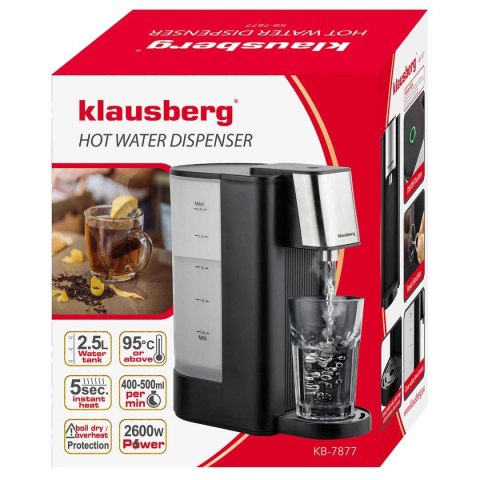 DYSPENSER DOZOWNIK GORĄCEJ WODY 2,2L KLAUSBERG KB-7878