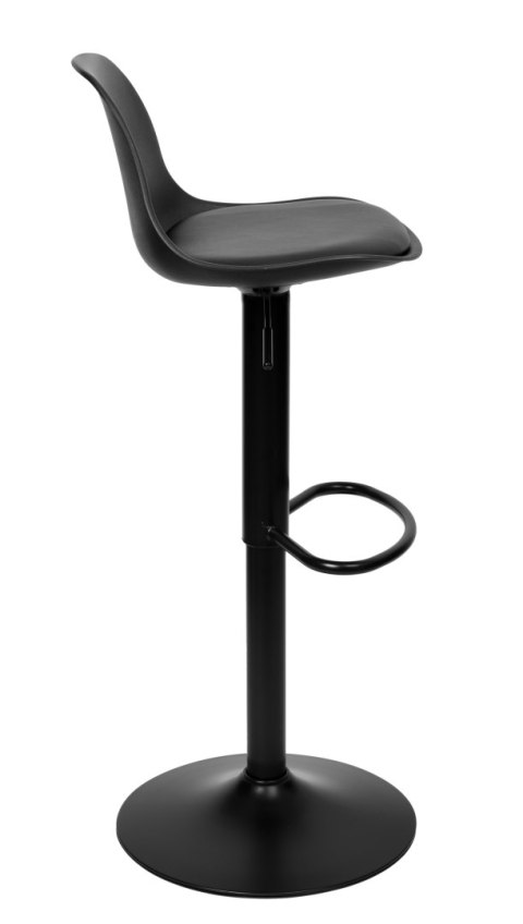 Krzesło barowe RICARDO BLACK czarne