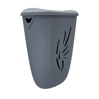 Kosz na pranie 40L Flora, Szary Kamai Home