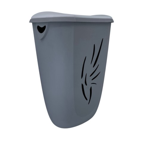 Kosz na pranie 40L Flora, Szary Kamai Home