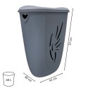 Kosz na pranie 40L Flora, Szary Kamai Home