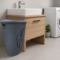 Kosz na pranie 40L Flora, Szary Kamai Home