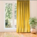 Zasłona MILANA kolor musztardowy styl klasyczny flex 7,5 cm z podwójną zakładką szenila 560x225 homede - CURT/HOM/MILANA/CHENILL