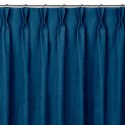 Zasłona MILANA kolor indygo styl klasyczny flex 9,5 cm z podwójną zakładką szenila 280x225 homede - CURT/HOM/MILANA/CHENILLE/FLE