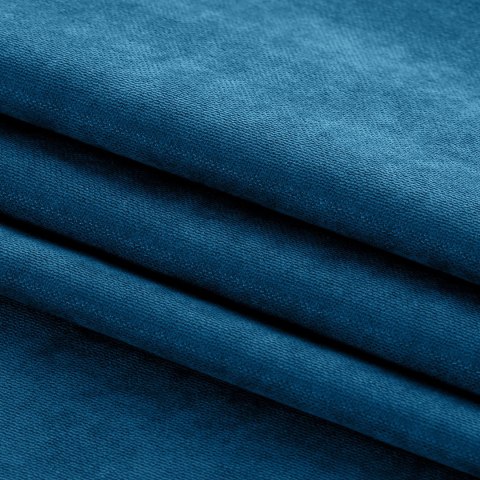 Zasłona MILANA kolor indygo styl klasyczny flex 9,5 cm z podwójną zakładką szenila 280x225 homede - CURT/HOM/MILANA/CHENILLE/FLE