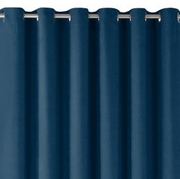 Zasłona MILANA kolor indygo styl klasyczny srebrne przelotki metalowe srebrne szenila 420x225 homede - CURT/HOM/MILANA/CHENILLE/